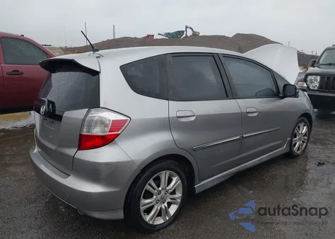 2009 Honda Fit Sport from USA, damaged, VIN JHMGE87489S013652